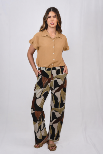 Blusa manga corta